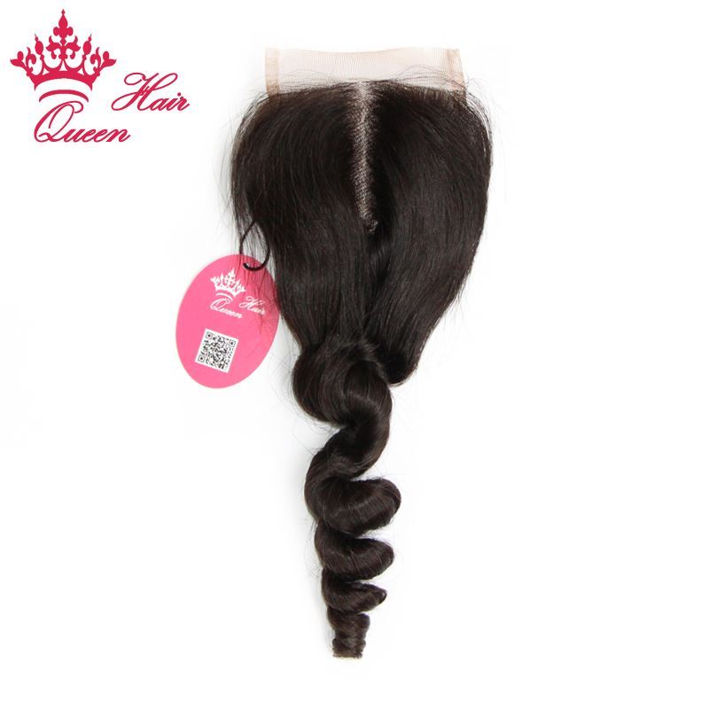 Photo de Queen Hair Products Closure Unprocessed Brazilian Middle Part Loose Wave 3.5"x4" Lace Closure 8"-20" in Stock DHL Free Shipping