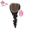 Picture of Queen Hair Products Closure Unprocessed Brazilian Middle Part Loose Wave 3.5"x4" Lace Closure 8"-20" in Stock DHL Free Shipping