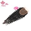 Picture of Queen Hair Products 8"- 18" Lace Closure Hair Lace Top Closure Swiss Lace 3.5"*4" Deep Wave Middle Part Shedding Tangle Free