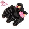 Photo de Queen Hair Products Raw Indian Hair Loose Wave Human Hair Bundle Deals 3 Bundles Natural Color Hair Weave Free Shipping