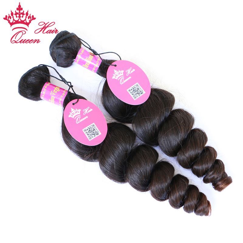 Picture of Queen Hair Products Brazilian Loose Wave Virgin Human Hair 3pcs Natural Color 100% Unprocessed Human Hair Weaving Free Shipping