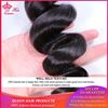 Picture of Queen Hair Products Brazilian Loose Wave Virgin Hair 100% Unprocessed Human Hair Extension Good Quality Tangle Free 3pcs/lot DHL Free Shipping