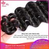 Photo de Queen Hair Products More Wave 3Pcs/Lot Unprocessed Brazilian Virgin Hair Extensions 100% Brazilian Human Hair Weft DHL Free Shipping