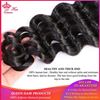 Picture of Queen Hair Products Brazilian Hair Weaving Natural Wave More Wave Human Hair 4pcs/lot Bundles Deal Hair Extensions