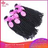 Picture of Queen Hair Products Brazilian Human Hair Kinky Curly Weaving Natural Color 1B Hair Bundles 100% Human Hair Weft Can be Dyed