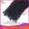 Photo de Queen Hair Products Brazilian Human Hair Kinky Curly Weaving Natural Color 1B Hair Bundles 100% Human Hair Weft Can be Dyed