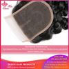 Picture of 100% Human Brazilian Hair Deep Wave Bundles With Closure Weave Free Part Lace Closure with Hair virgin hair Queen Hair Products