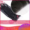 Picture of Queen Hair Products Brazilian Kinky Curly Virgin Hair Lace Closure 4"x4"100% Human Hair Free Part Style Natural Color