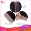 Photo de Queen Hair Products Free Part Silk Base Closure Brazilian Virgin Hair Body Wave 100% Human Hair Natural color