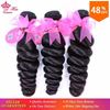 Picture of Queen Hair Products Brazilian Loose Wave Virgin Hair 100% Unprocessed Human Hair Extension Good Quality Tangle Free 3pcs/lot DHL Free Shipping