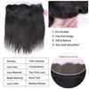 Picture of Queen Hair Products Brazilian Virgin Straight 13x4 Transparent Lace Frontal Closure 100% Human Hair Medium Brown Swiss Lace