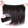 Picture of Queen Hair Brazilian Straight Hair Weave 3Bundles With 1 Piece Lace Frontal Closure Virgin Human Hair Bundles Deal Free Shipping