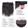 Picture of Queen Hair Products Brazilian Virgin Straight 13x4 Transparent Lace Frontal Closure 100% Human Hair Medium Brown Swiss Lace