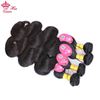 Picture of Queen Hair Products Peruvian Virgin Hair Body Wave Bundles Natural Black Color 100% Human Hair Weaving 08" to 28" Free Shipping