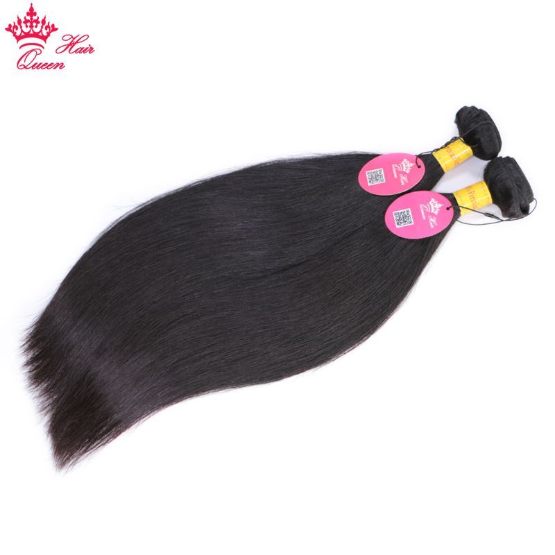 Picture of Peruvian Virgin Straight Hair Weaving Natural Color 100% Unprocessed Human Hair Weft Bundles Deal Free Shipping Queen Hair