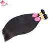 Photo de Peruvian Virgin Straight Hair Weaving Natural Color 100% Unprocessed Human Hair Weft Bundles Deal Free Shipping Queen Hair