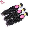 Photo de Queen Hair Products Peruvian Deep Wave Hair Bundles 100% Human Hair Weave Bundles Deal Virgin Hair Natural Color Free Shipping