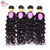 Photo de Queen Hair Products Peruvian Virgin Hair Water Wave 100% Human Hair Bundles Natural Color Can buy 1/3 Free Shipping