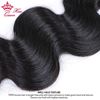 Photo de Indian Human Hair Weave Bundle Body Wave Bundles Hair Extensions 1B Natural Color Queen Hair Can Be Dyed Fast Free Shipping