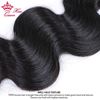 Picture of Queen Hair Products Indian Human Hair Body Wave 3 Bundles Deal 8"-28" 100% Remy Human Hair Weaves Free Fast Shipping No Tangle
