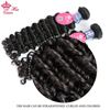 Picture of Queen Hair 3 Bundles Malaysian Deep Wave Hair with Lace Closure 4pcs Virgin Hair Deep Curly Wave Human Hair Bundles With Closure