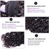 Photo de Queen Hair Products Malaysian Water Wave Bundles 100% Virign Human Hair 4 Bundles Natural Color Double Weft Weave Extensions